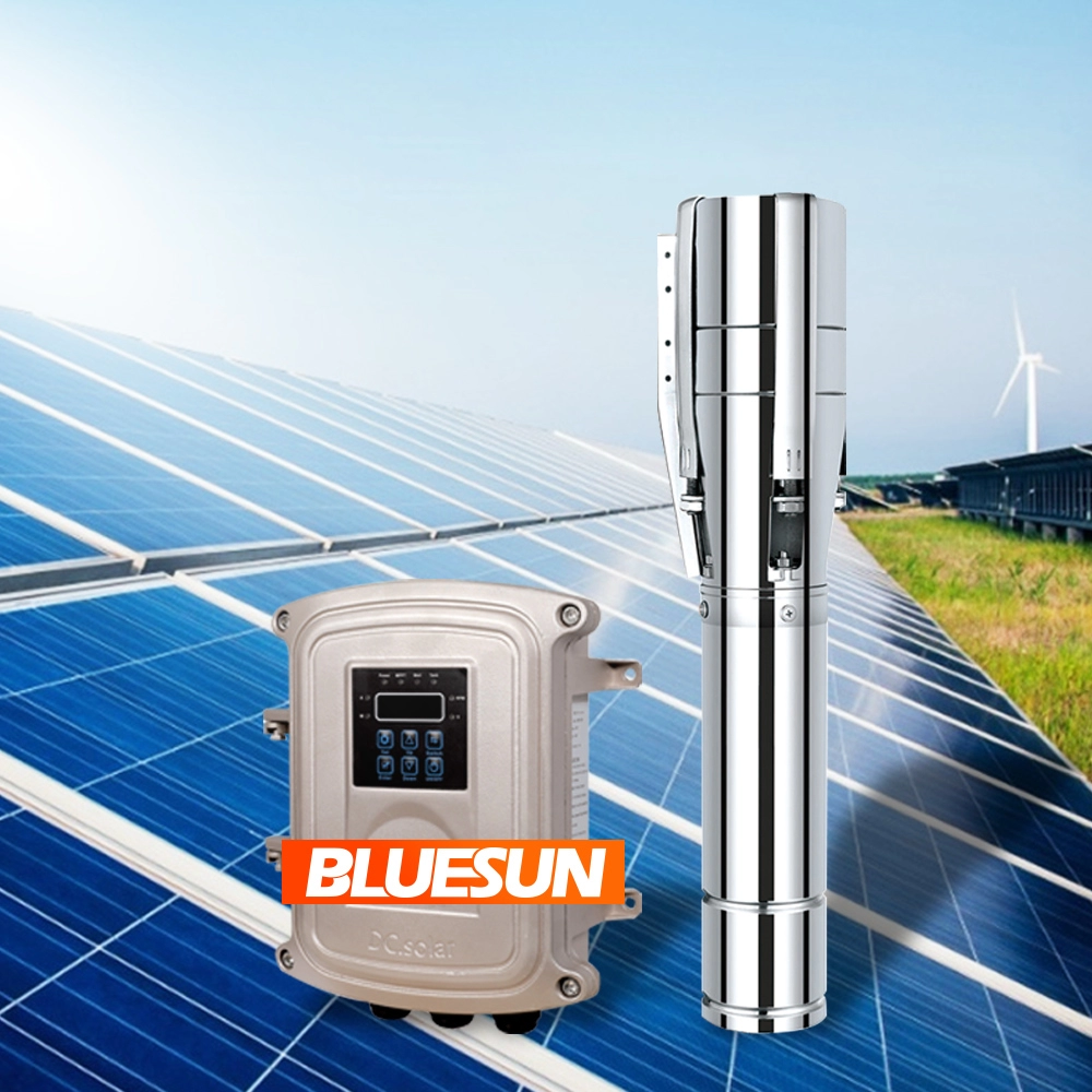 CE認定1500W 2HP太陽水ポンプ48VディープウェルDCソーラーポンプシステム