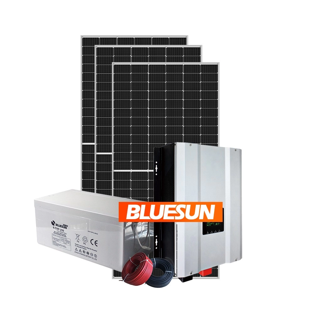 【ブルエンエネルギー蓄電池3KWオフグリッド太陽光発電システム