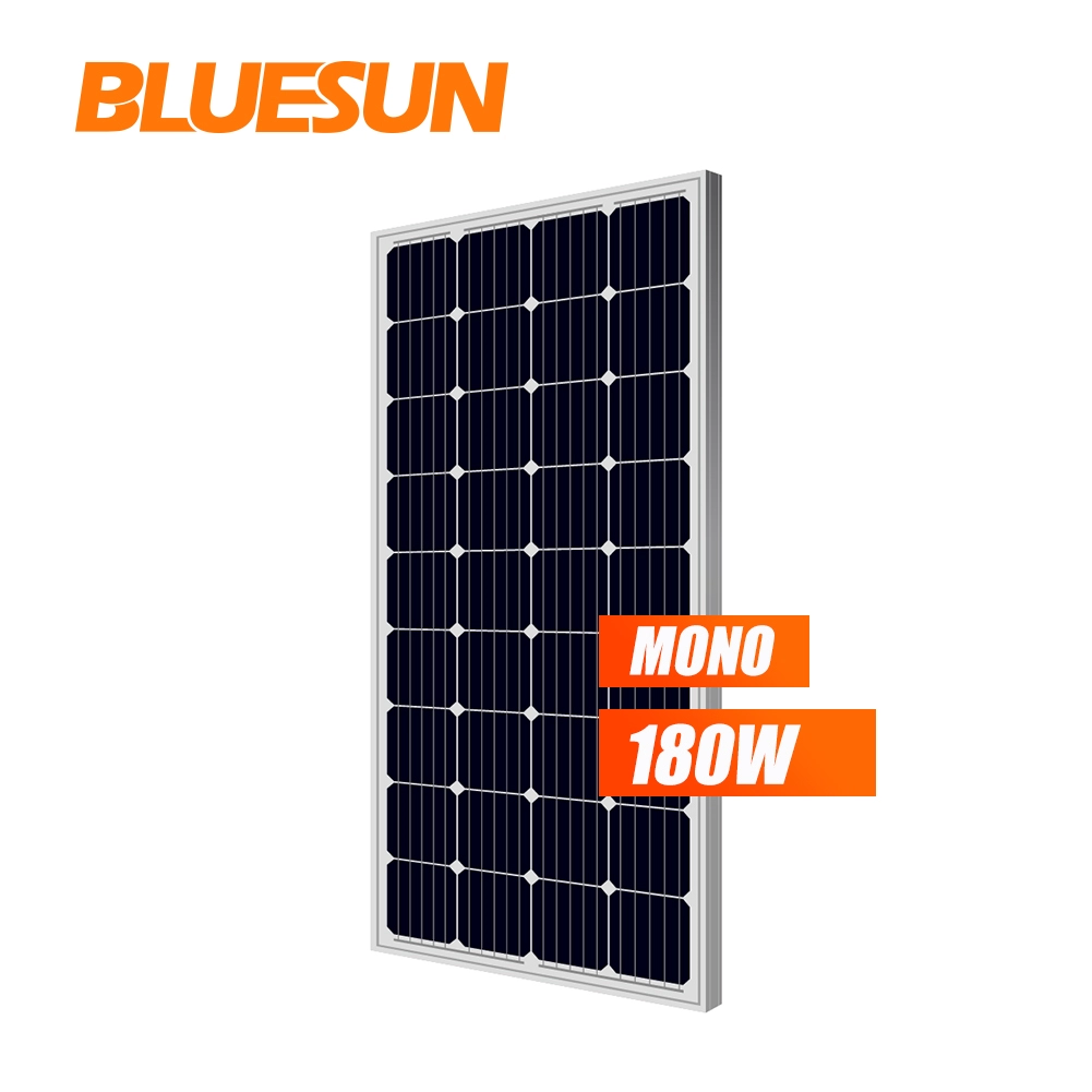 Bluesun 156mmモノラルソーラーパネル180WATT 180 W 36セルシリーズ