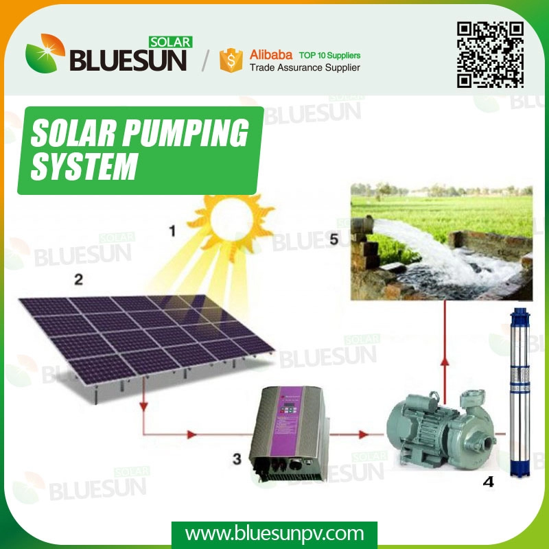 75HP太陽農業用水ポンプシステム