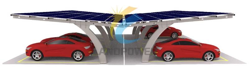 太陽光発電スチールカーポート構造