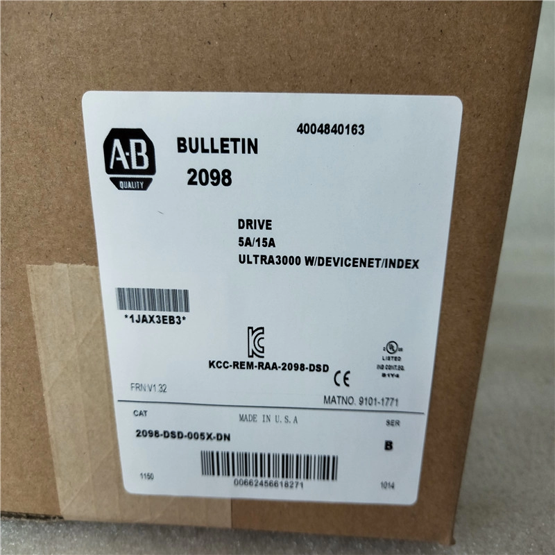 Allen bradley 2098-DSD-005X-DN Ultra 3000 0.5kW、DeviceNetドライブ付き