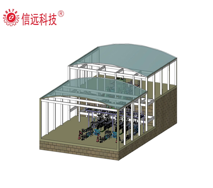 動物用動物用粉末医薬品の生産ライン