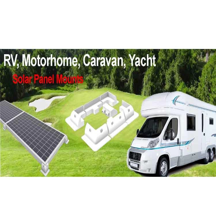 ABSプラスチックソーラーパネルマウントフラッシュロングスポイラーRV/キャラバンABS530mm長さ