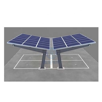 炭素鋼ソーラーカーポートソーラーパネルパーキングシェードソーラーカーポート充電付き
