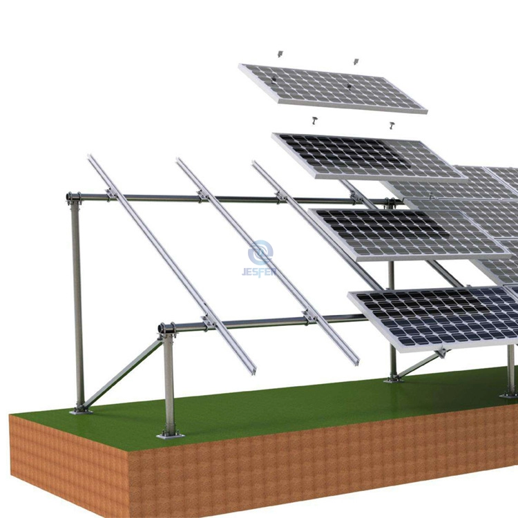 コンクリートブロック太陽光発電プラントの地上設置システム
