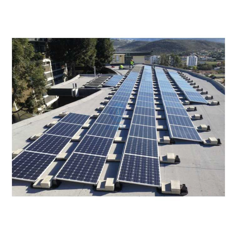 陸屋根太陽光発電バラスト取り付けシステム