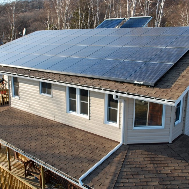 10kワットの家庭用再生可能エネルギー太陽エネルギーシステム