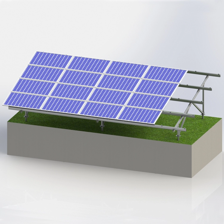 地上設置型ソーラーパネルラッキングシステム