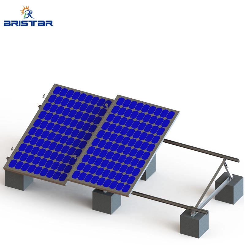 調整可能な三角平屋根ソーラーマウントシステム