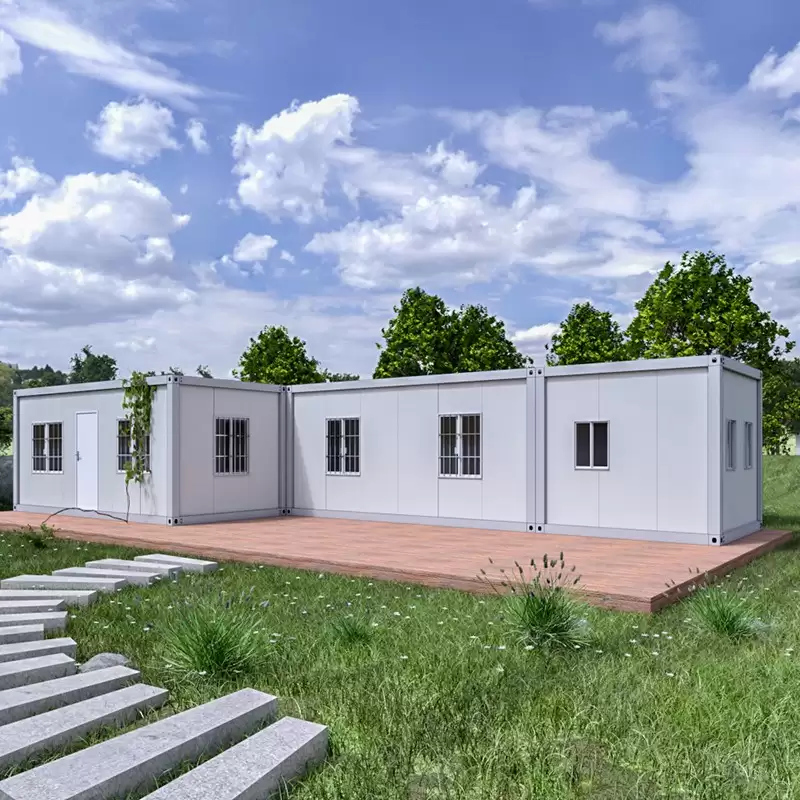 20FTオフィス折りたたみプレハブ住宅を簡単に設置