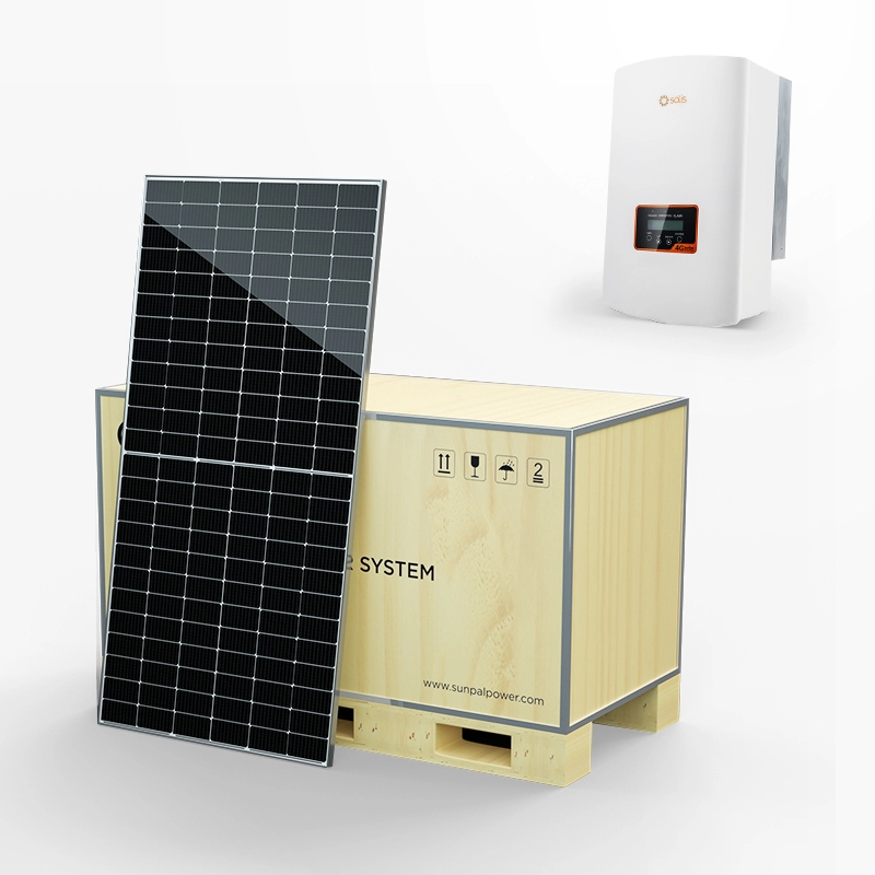 家庭用グリッドタイソーラー太陽光発電システムパワーキットを完成させる