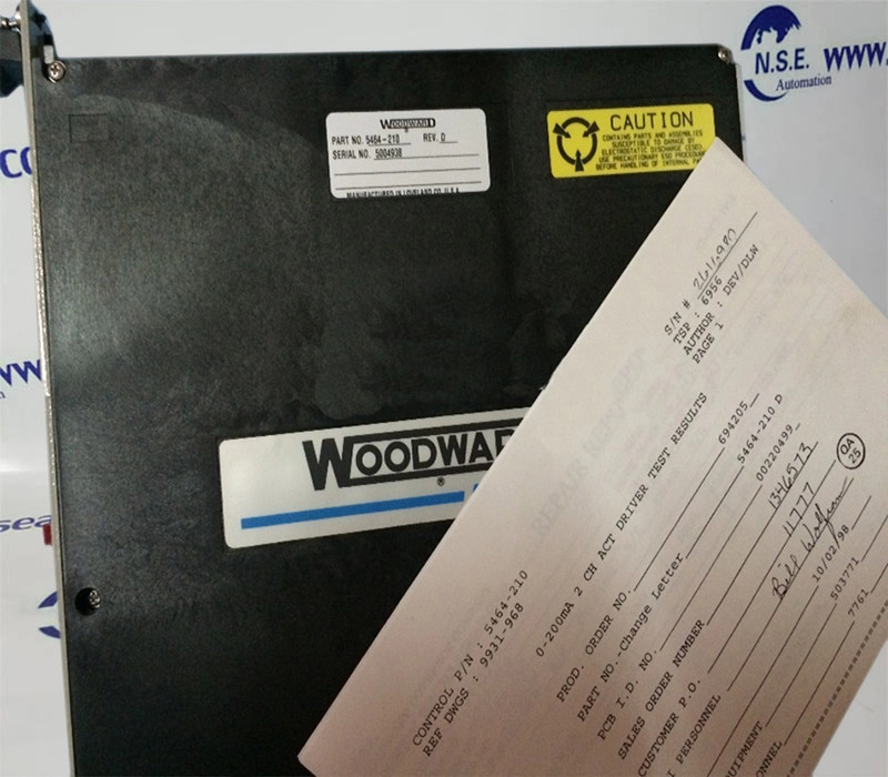 WOODWARD9907-0182301A負荷分散と速度制御