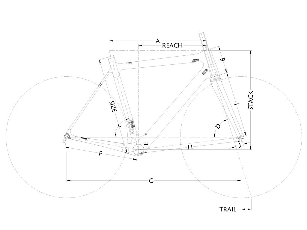 Carbon Rim Brake Road Bike Frame