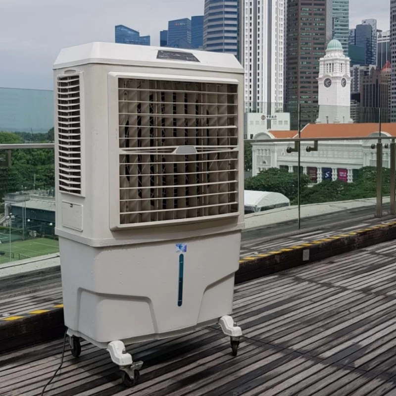 家庭用蒸発空気冷却器メーカー向けの低騒音家庭用空気冷却器