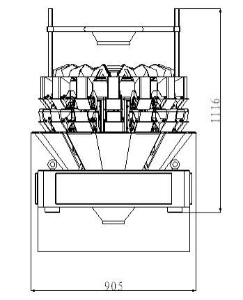 Multihead weighing machine