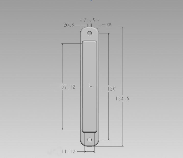 Anti metal UHF RFID ABS Tag