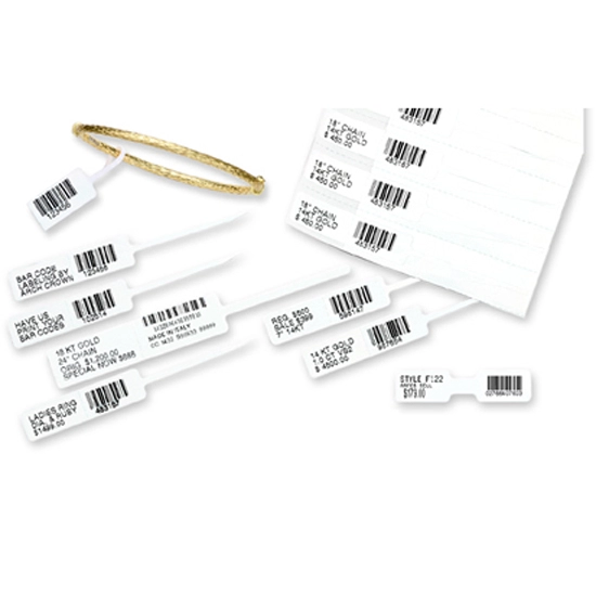 RFIDサーマルロールジュエリーバーコード印刷可能なタグ