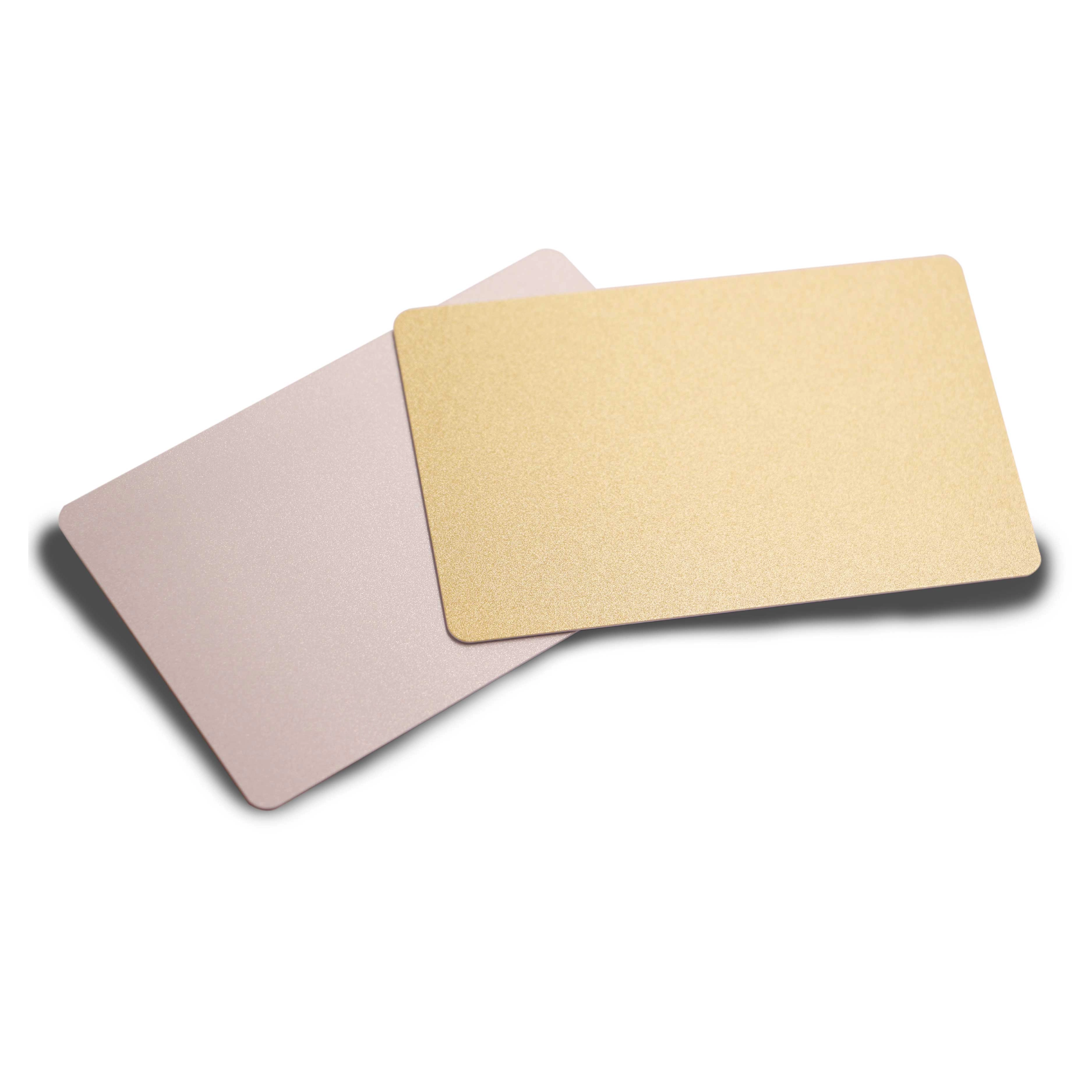印刷用のゴールドフラッシュカラー白紙カード