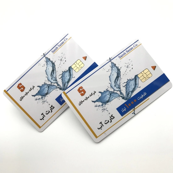 ISSI4442デザインされた印刷を備えたコンタクトチップスマートカード