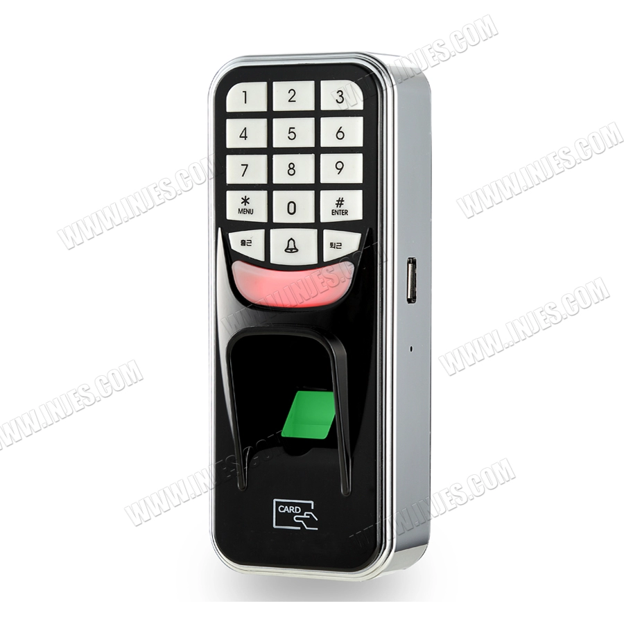 シングルドアアクセスコントロールサポート指紋および近接カード