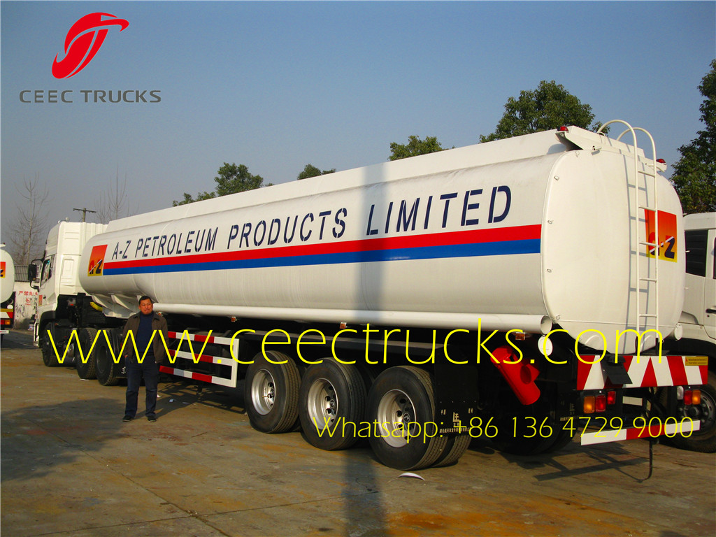 best quality 42 CBM fuel tanker semitrailer for sales