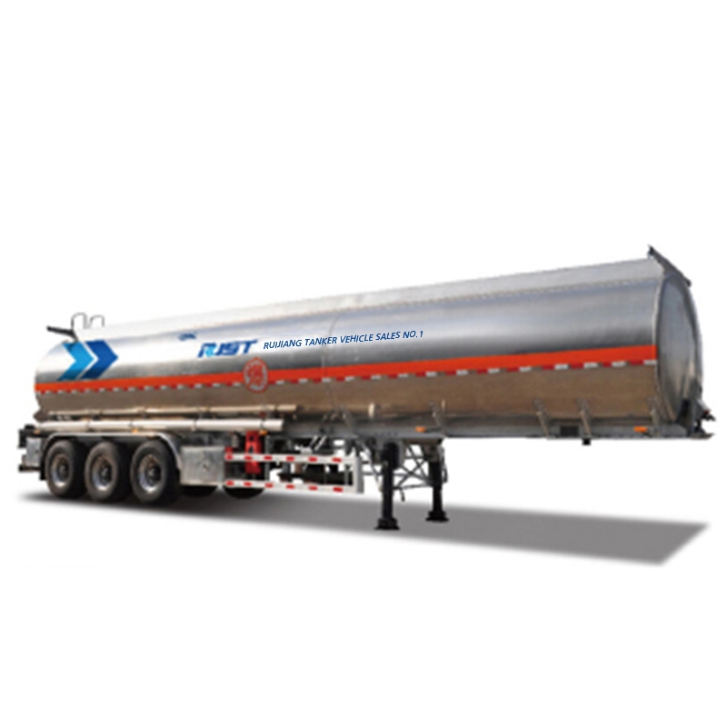 アルミニウム合金燃料タンクセミトレーラー-CIMCRJST液体トラック
