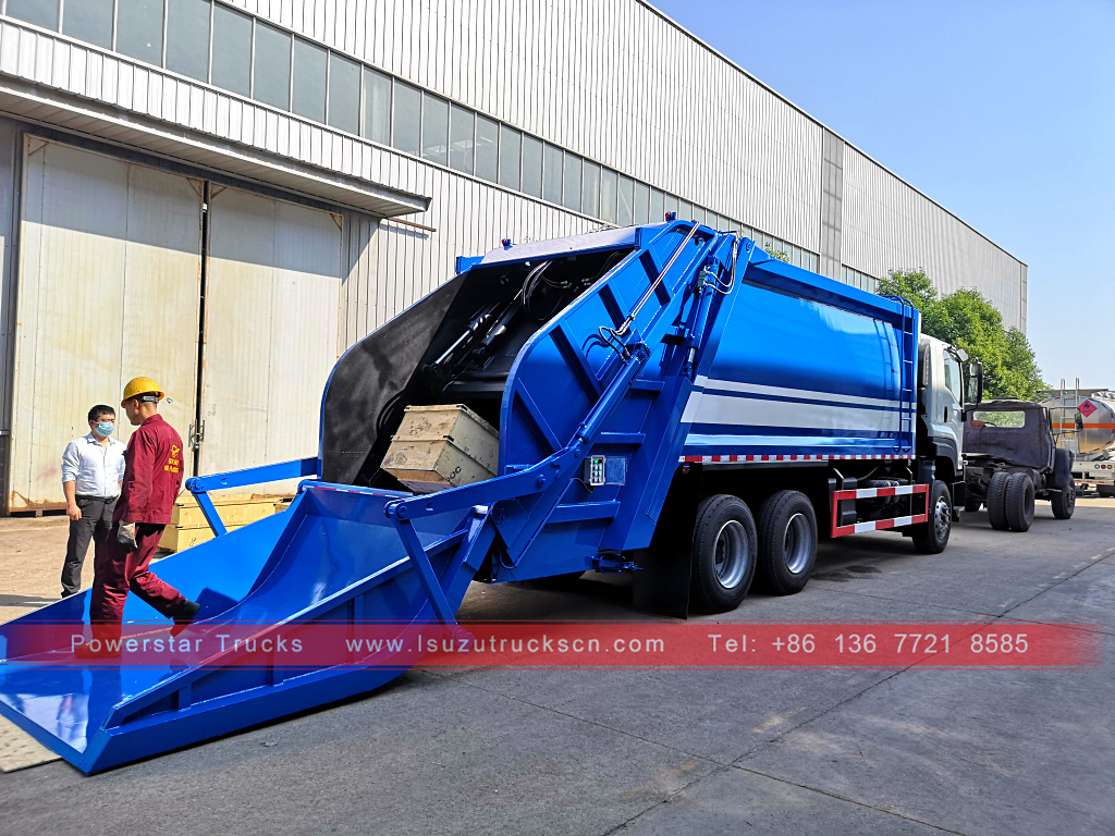 16Cbm-18Cbm VC46 Isuzu Chassis Garbage Transport Truck