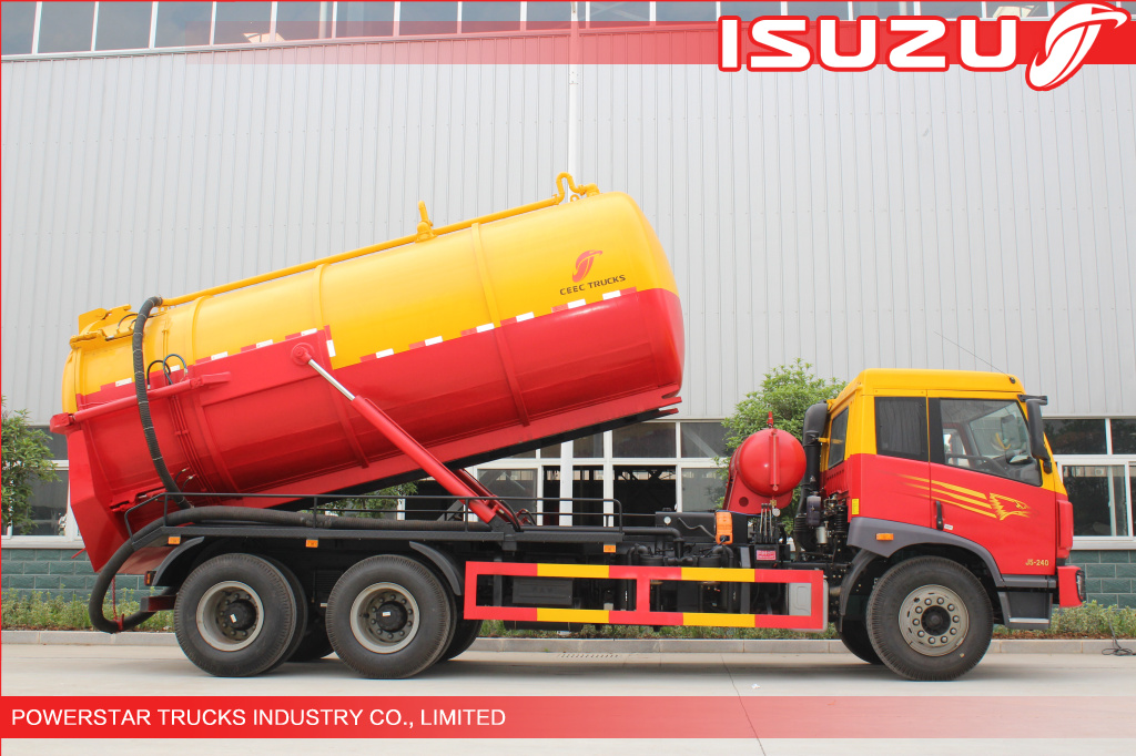 18,000Liter Congo Heavy duty Vacuum Loader Vehicle Isuzu