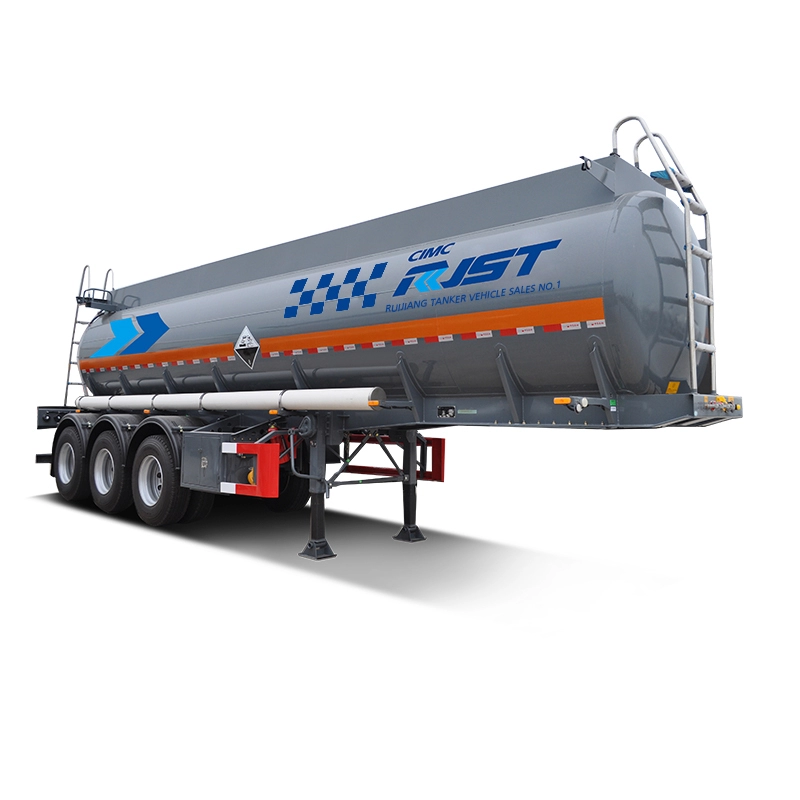 サークル炭素鋼タンクセミトレーラー-CIMCRJST液体トラック