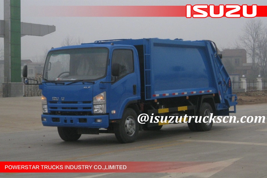 廃棄物輸送用ナイジェリア5トンいすゞガレージトラック