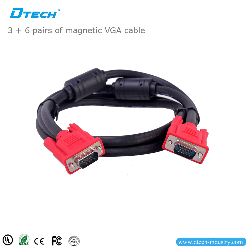 DTECH DT-6916 VGA 3 + 61.6MVGAケーブル