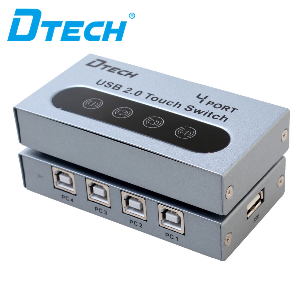 DTECHDT-8341USB手動共有印刷スイッチャー4ポート