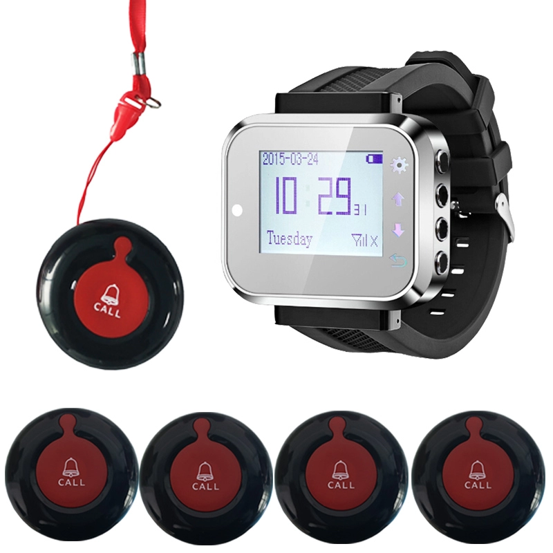 介護者用ポケットベルシステム緊急通報ボタン時計用ポケットベル