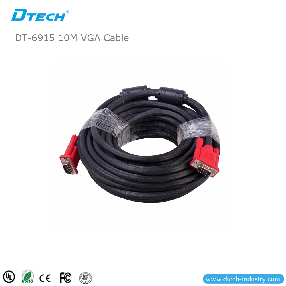 DTECH DT-6915 VGA 3 + 610MVGAケーブル