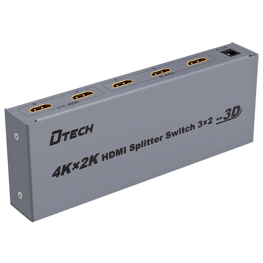 DTECH DT-7432 4K HDMIスプリッタースイッチ3〜2