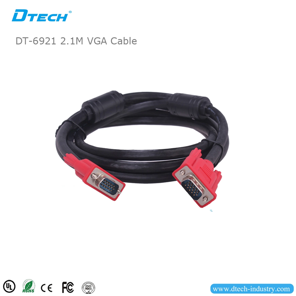 DTECH DT-6921 VGA 3 + 62.1MVGAケーブル