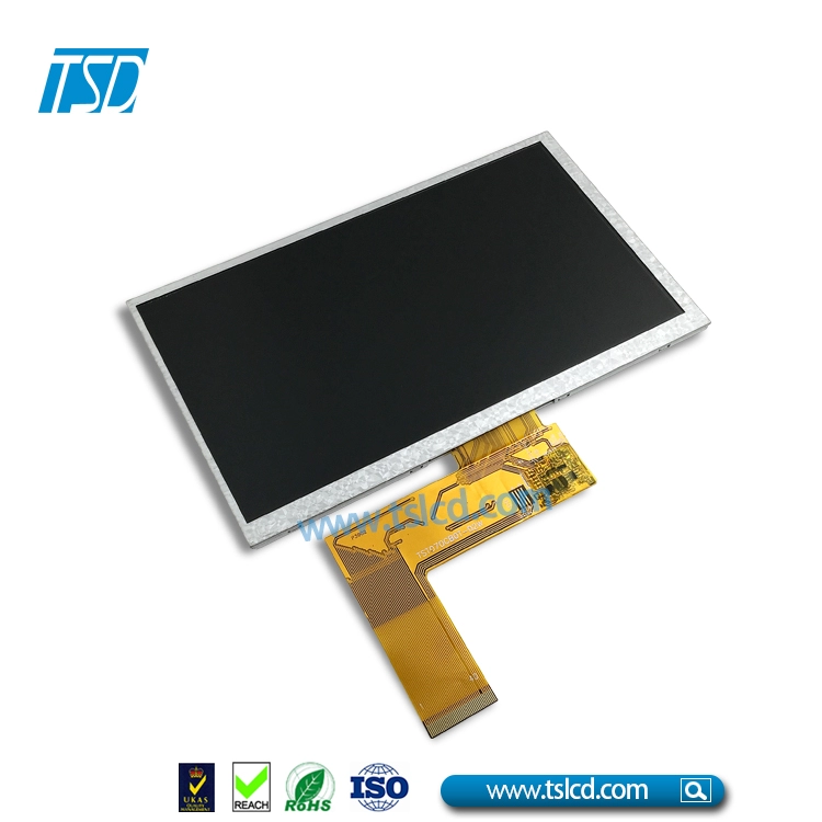 50ピン 7インチ 800X480 TFT ディスプレイ LCD スクリーン、24 ビット RGB インターフェース付き