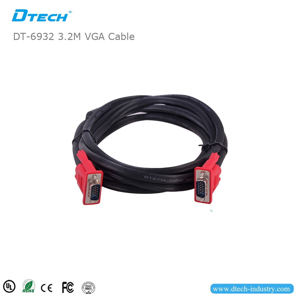 DTECH DT-6932 VGA 3 + 63.2MVGAケーブル