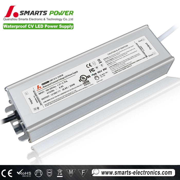 ACからDC12V250W定電圧LED電源