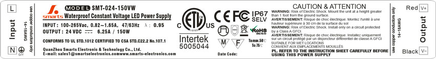 constant voltage led transformer 24v