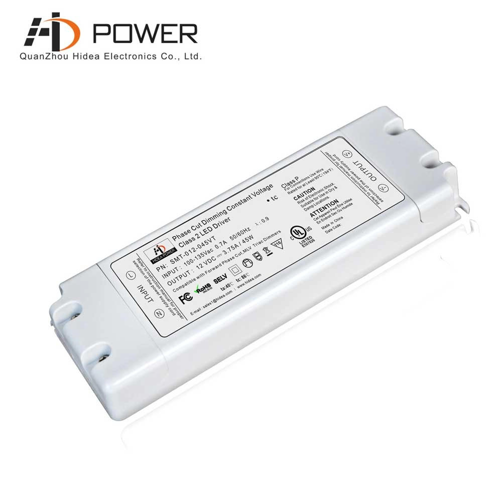 IP2045w12vdc調光可能LEDドライバーSAA定電圧LEDストリップライト