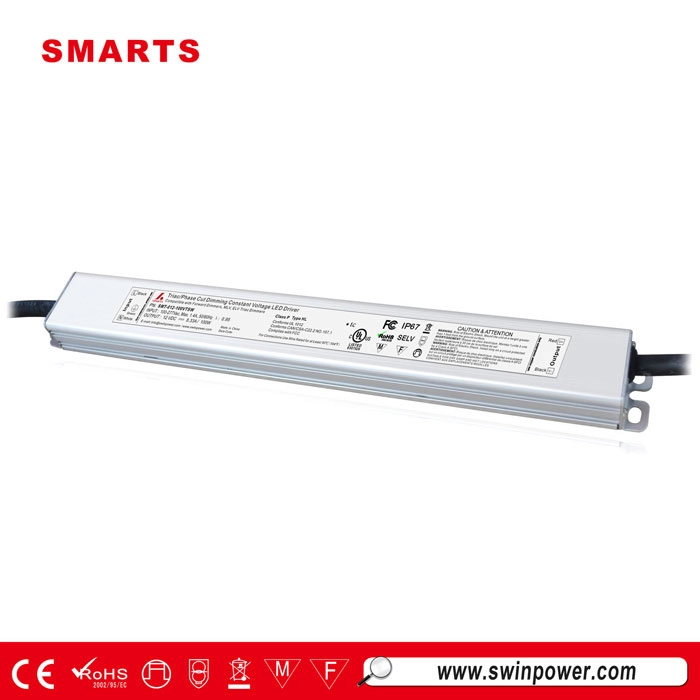 スリムな電源調光可能LED100w12ボルトのLEDストリップ用電源