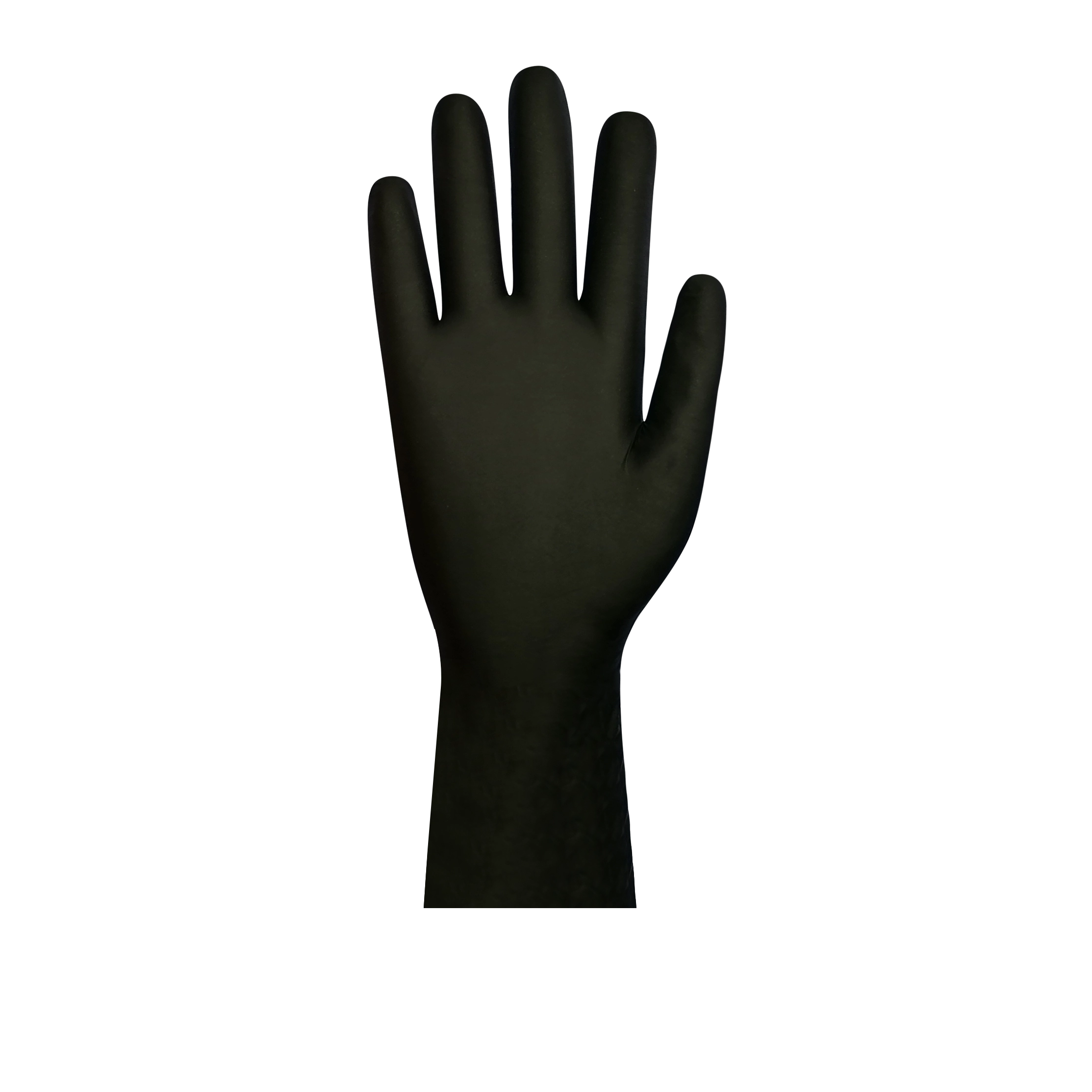 黒の使い捨てニトリル医療用手袋