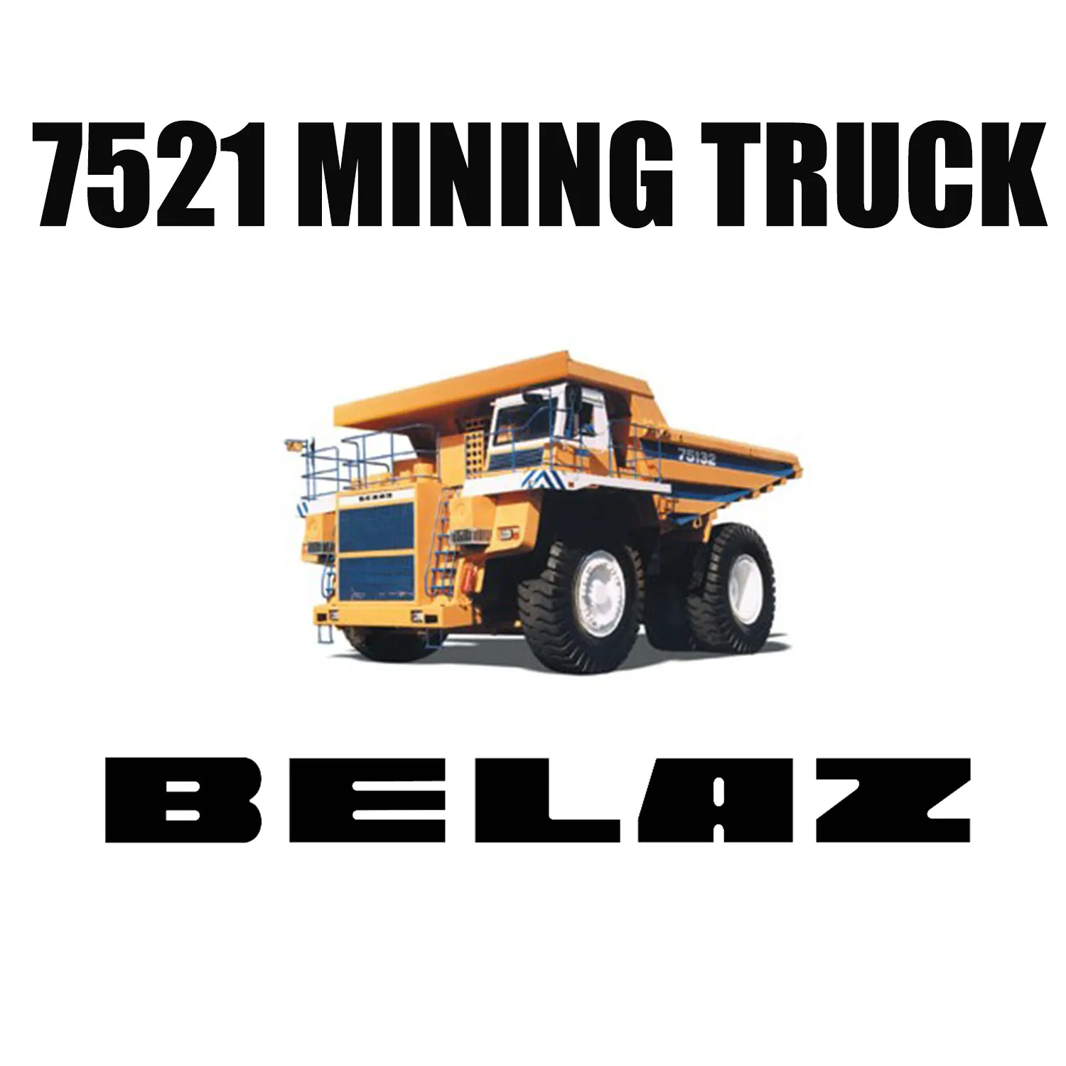 180トンBELAZ752140.00R57アースムーバーラジアルOTRタイヤを装着したトラック