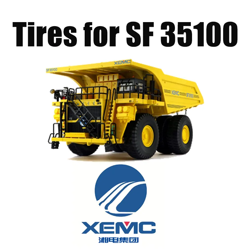 XEMCSF35100運搬トラック用の完璧なトラクションを備えた53/80R63EarthmoverOTRタイヤ