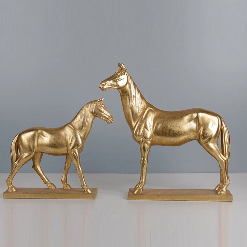 家の装飾動物の馬の装飾品