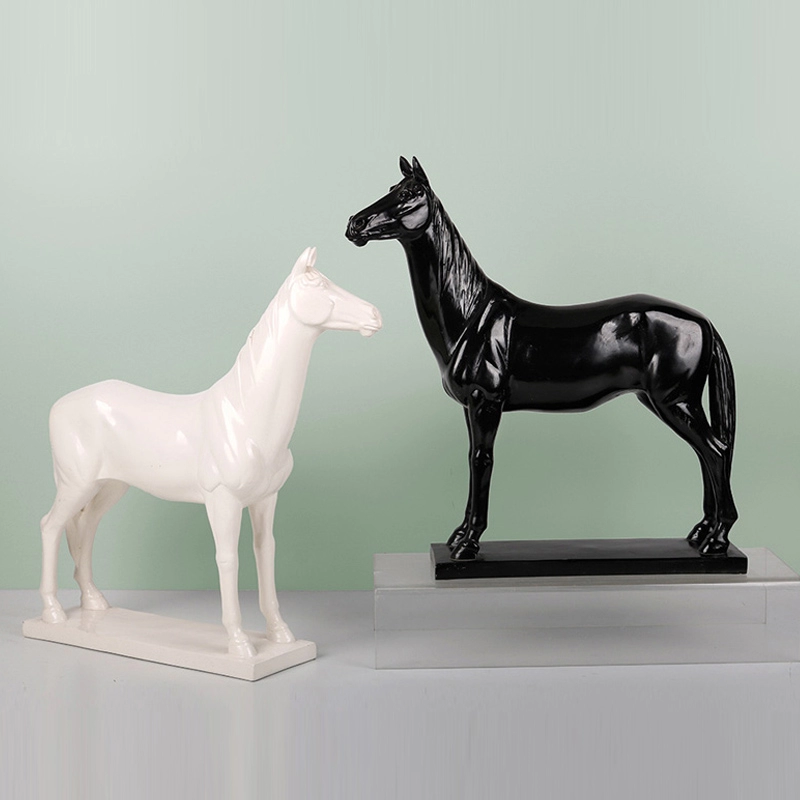 家の装飾動物の馬の装飾品