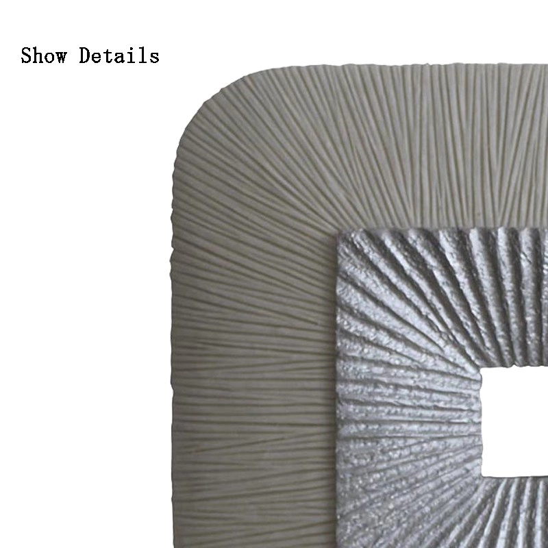 家の装飾のための銀の穴が付いている装飾的な二重正方形の壁の装飾