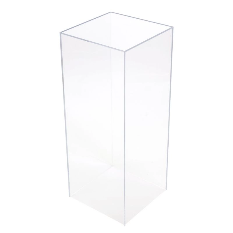 透明なアクリルの正方形の床立ち台座台座